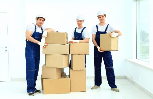 Business using mobile self storage for stock and equipment