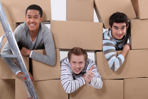 Loading furniture safely for a small removal service in Chadwell Heath