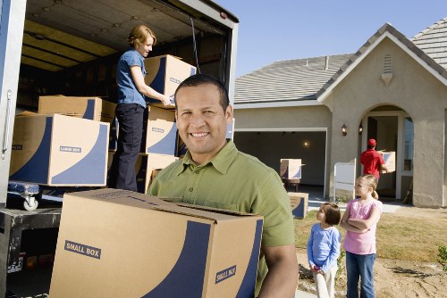 Local removals team preparing for transport in Chadwell Heath